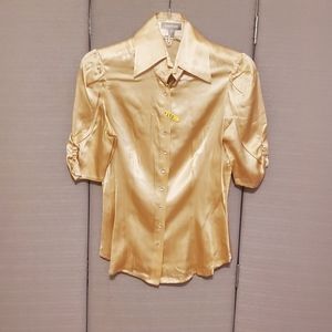 Womens Bebe Silk Blouse